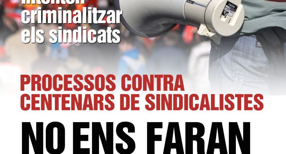 Cartell protesta 9J