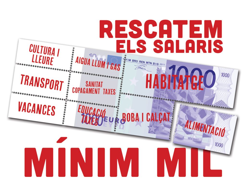 Rescatem els salaris. Mínim mil