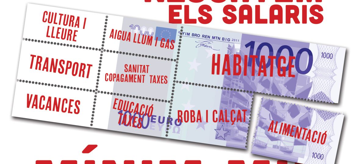 Rescatem els salaris. Mínim mil
