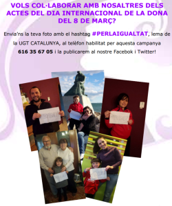 CARTELL CAMPANYA #PERLAIGUALTAT