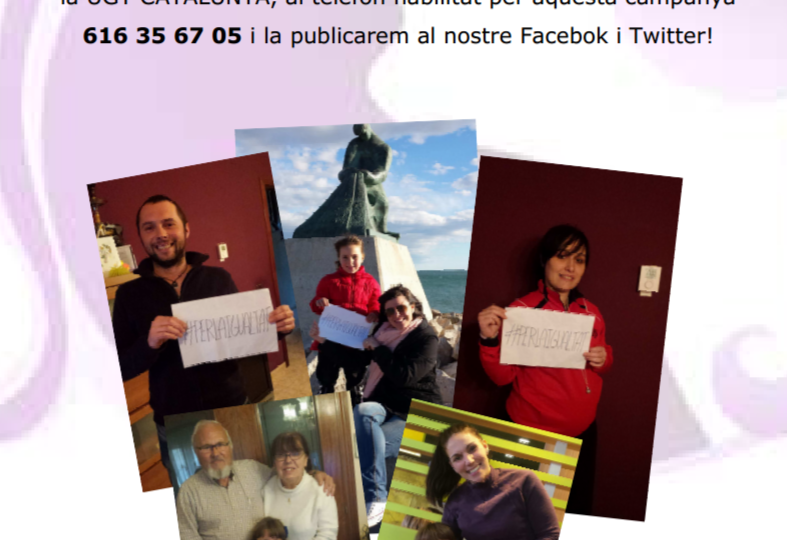 CARTELL CAMPANYA #PERLAIGUALTAT