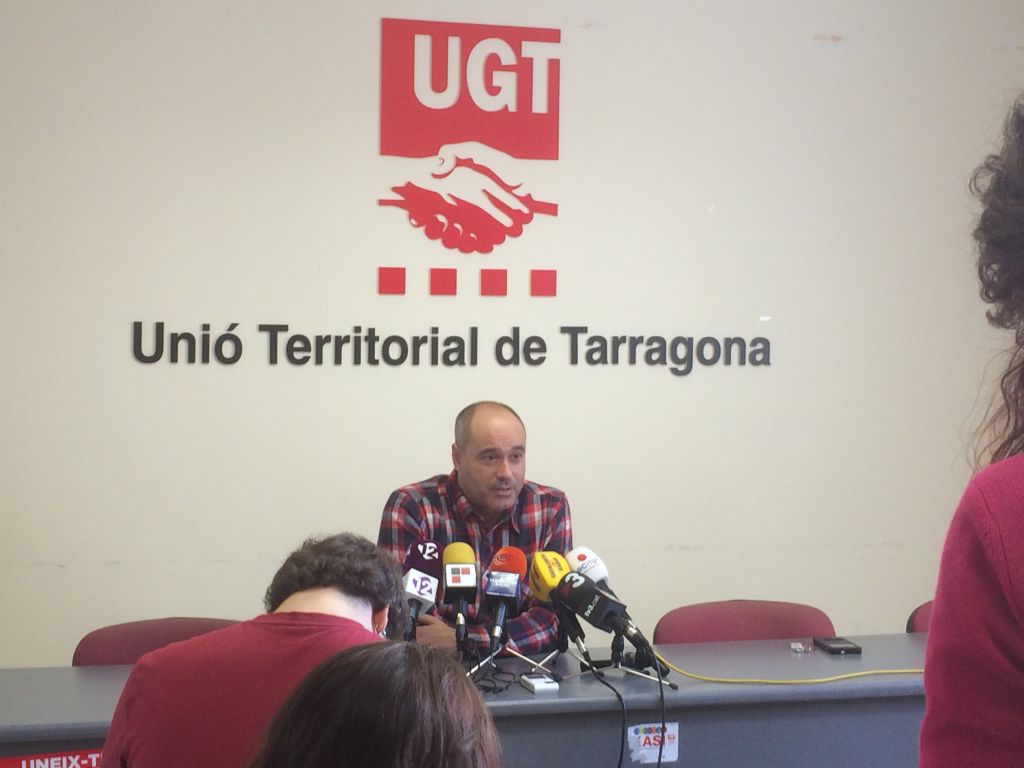 Carta de Jordi Salvador Duch als afiliats i afiliades, delegats i delegades de la UGT de Tarragona