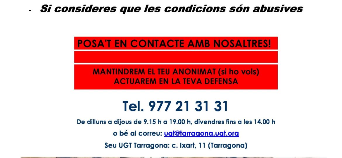 Cartell Contra la precarització a la Costa Daurada-page-0
