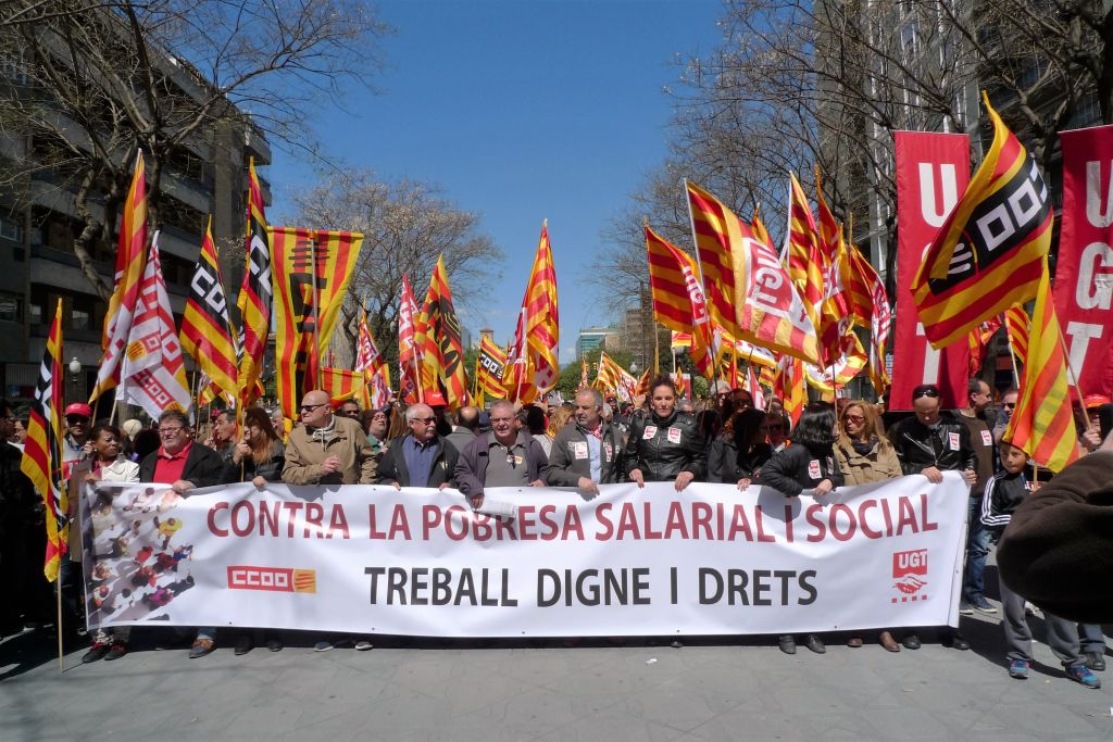 Recull d'imatges Manifestació Primer de Maig 2016