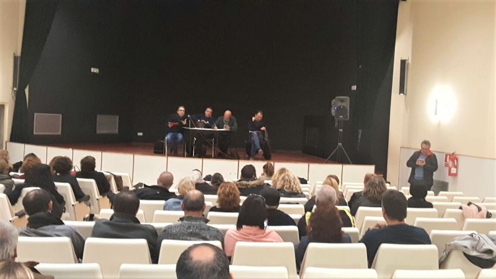 Al centre Cívic Bonavista, assemblea conjunta de delegat@s del sector neteja d'edificis i locals de Catalunya