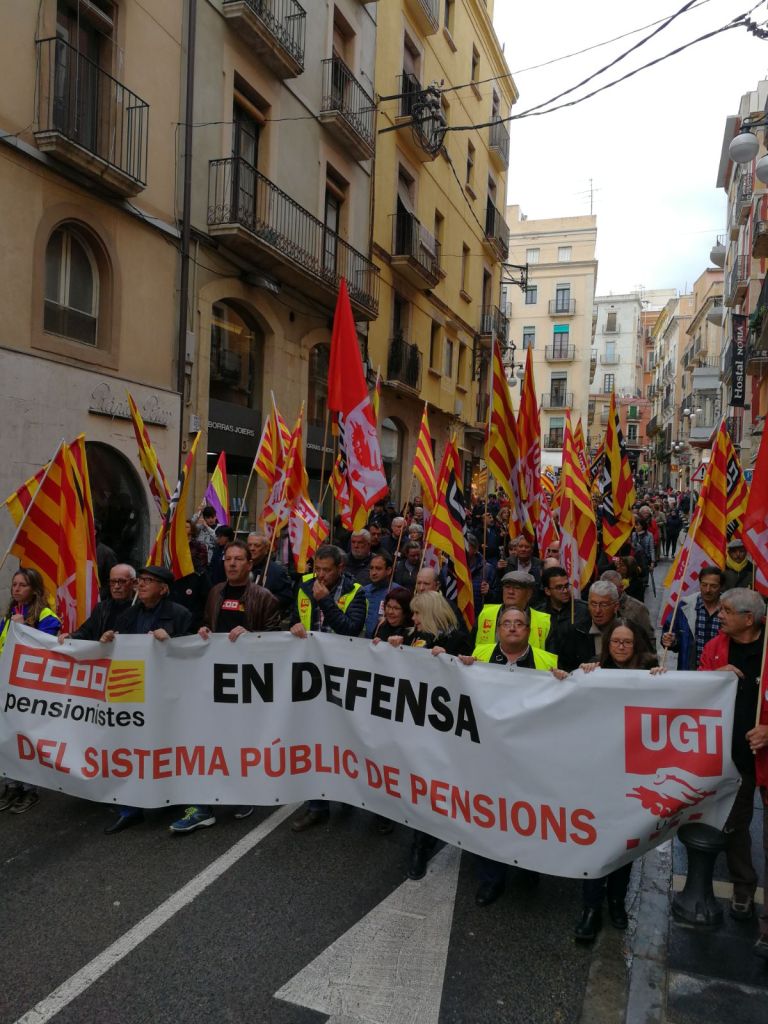 #14A Recull imatges: Manifestació a Tarragona en defensa del sistema públic de pensions