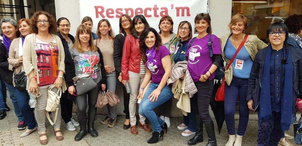 Imatges de la inauguració de la pl. de la Dona Treballadora a Tarragona