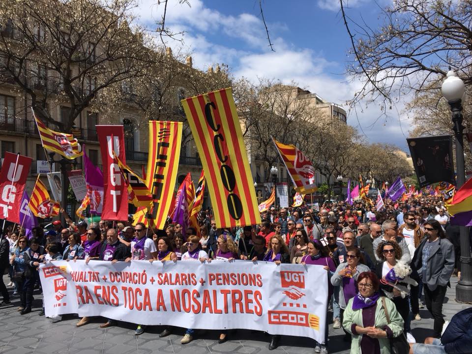 Manifestació #1deMaig2018