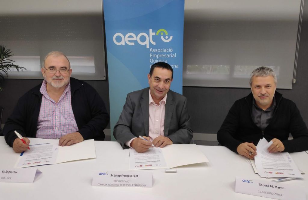 L’AEQT i els sindicats CCOO d’Indústria i UGT-FICA renoven el seu acord bilateral