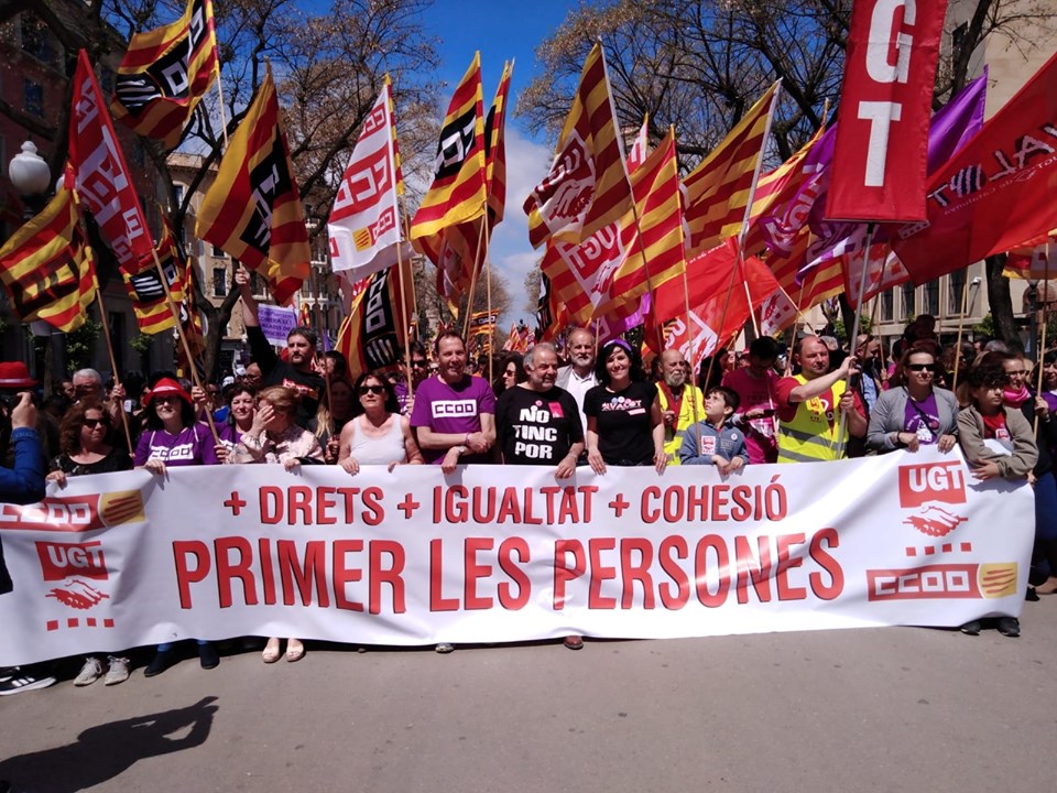 Recull d'imatges: Manifestació 1 de Maig #Tarragona #1M