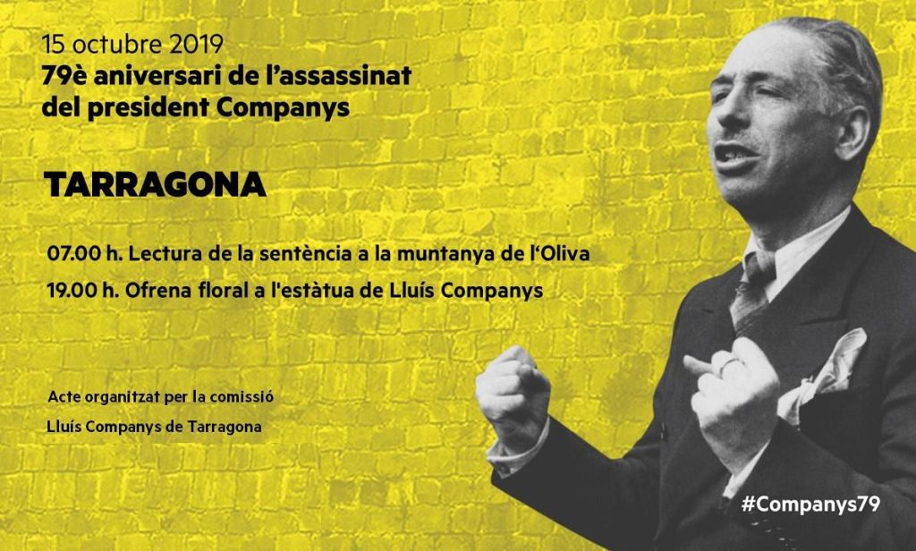 Ofrena floral a Lluís Companys