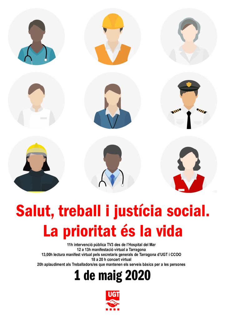 Actes de la UGT per l'1 de maig